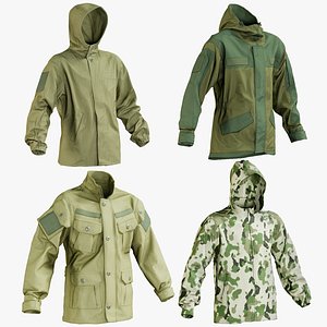 realistic hunting jacket 1 model