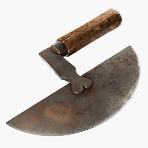 Old knife GameReady LODs model
