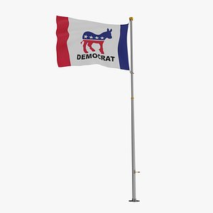 Pole Flag Democratic Party USA
