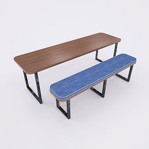 black metal wooden table max