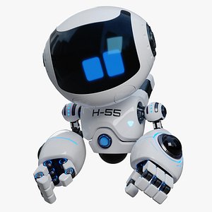 3D model Space Robot 4