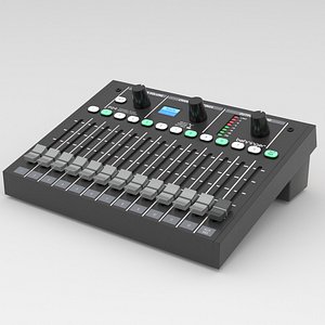 Behringer P24 Personal Monitor Mixer 3D Model 3D model