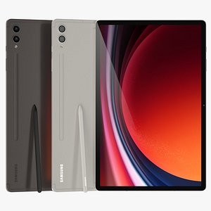 Samsung Galaxy Tab S9 Plus All Colors 3D model