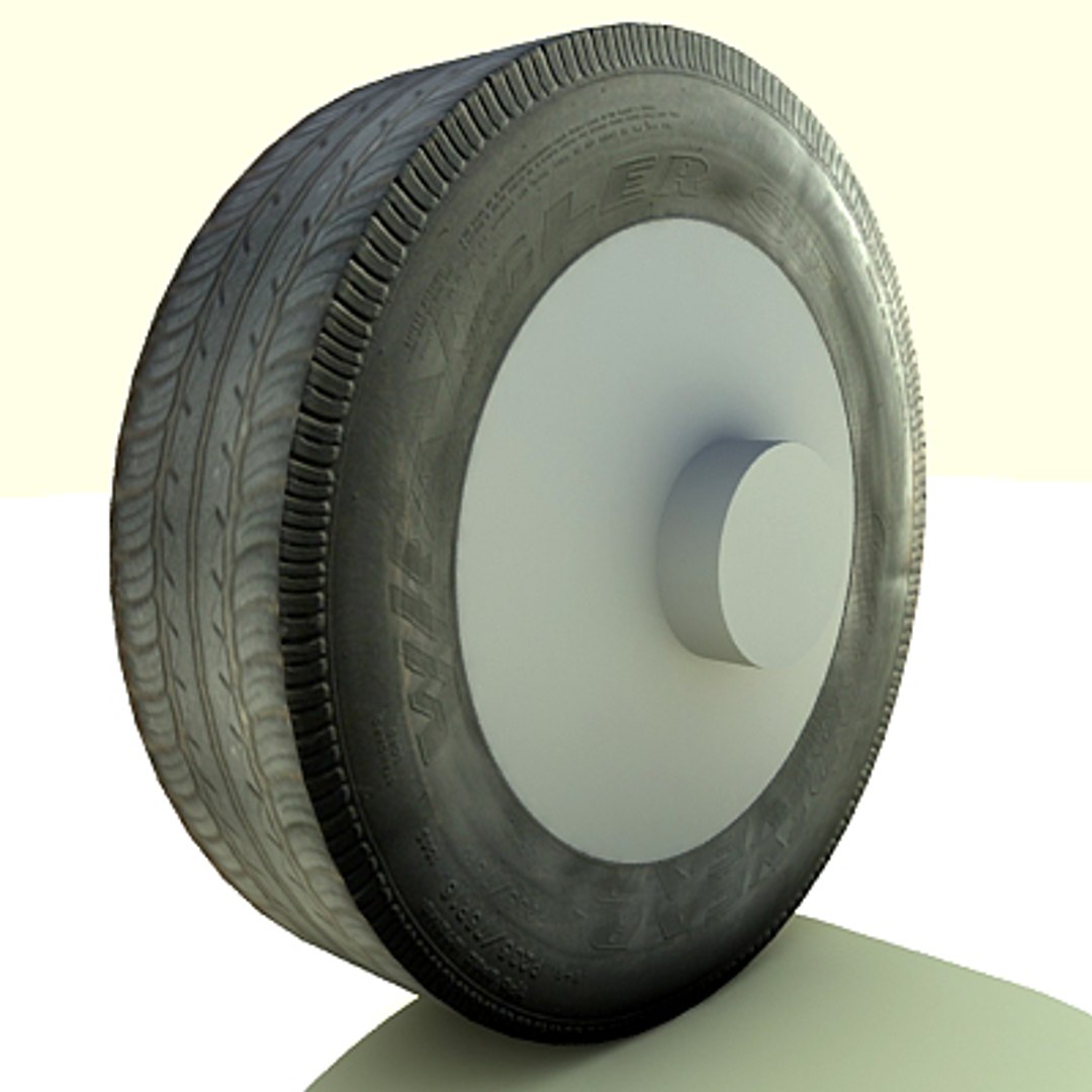 3d model wheel tyre bus