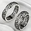 Voronoi Style Wedding Rings 3D print model