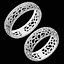Voronoi Style Wedding Rings 3D print model