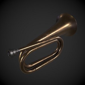 Brass Bugle 3D