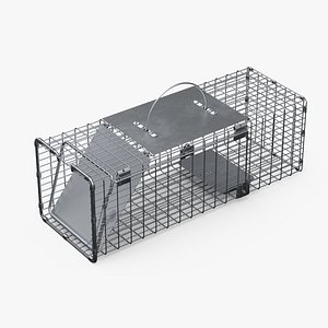 3D Professional Animal Cage Trap One Door