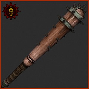 medieval mace 3d 3ds