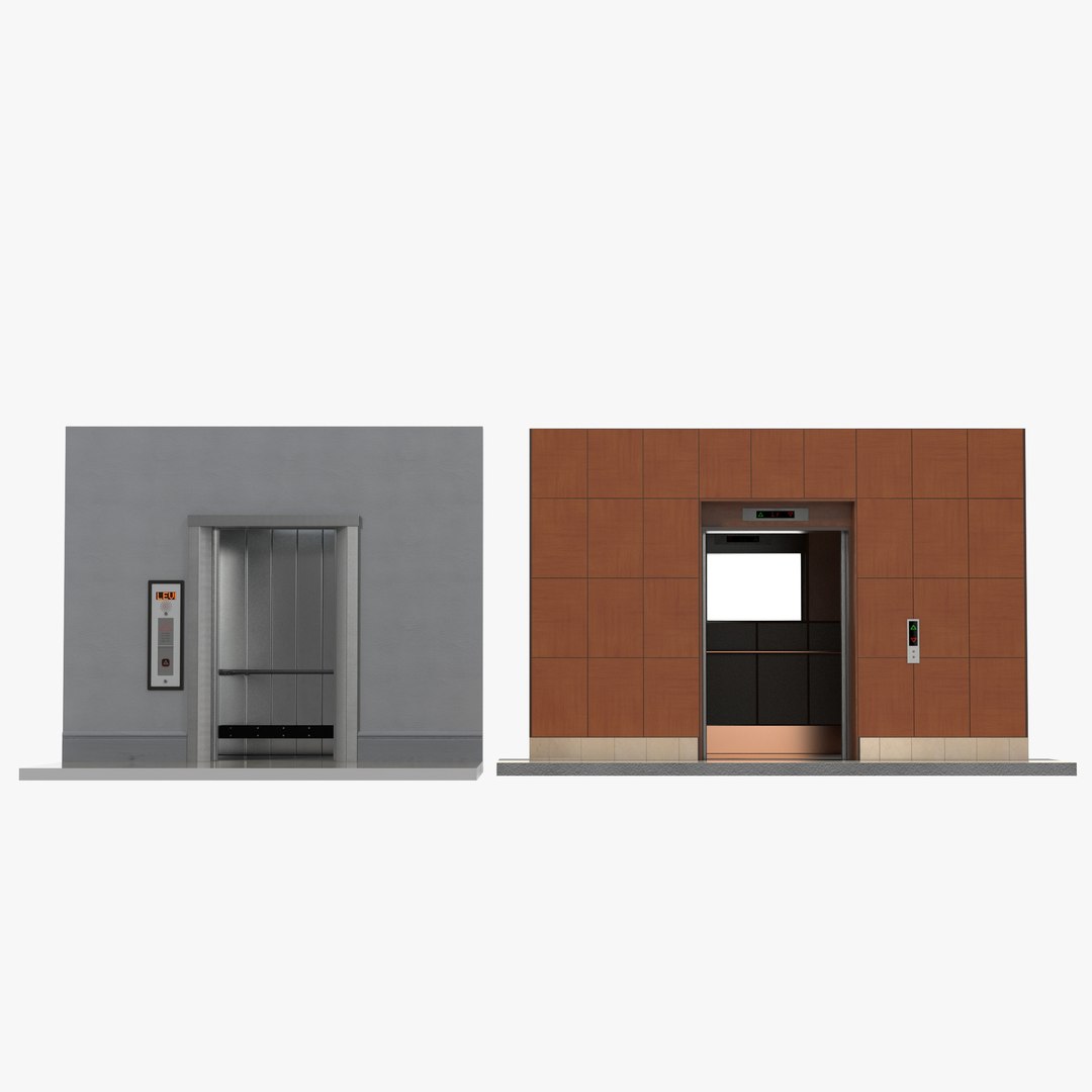 Lift Interiors 3D Models Collection 3D model preview