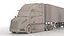 Generic Semi Trailer Truck 02 3D model