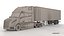 Generic Semi Trailer Truck 02 3D model