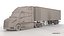 Generic Semi Trailer Truck 02 3D model