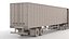 Generic Semi Trailer Truck 02 3D model