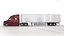 Generic Semi Trailer Truck 02 3D model