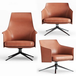 3D poliform stanford lounge chair