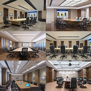 3D Conference Room Collection 02