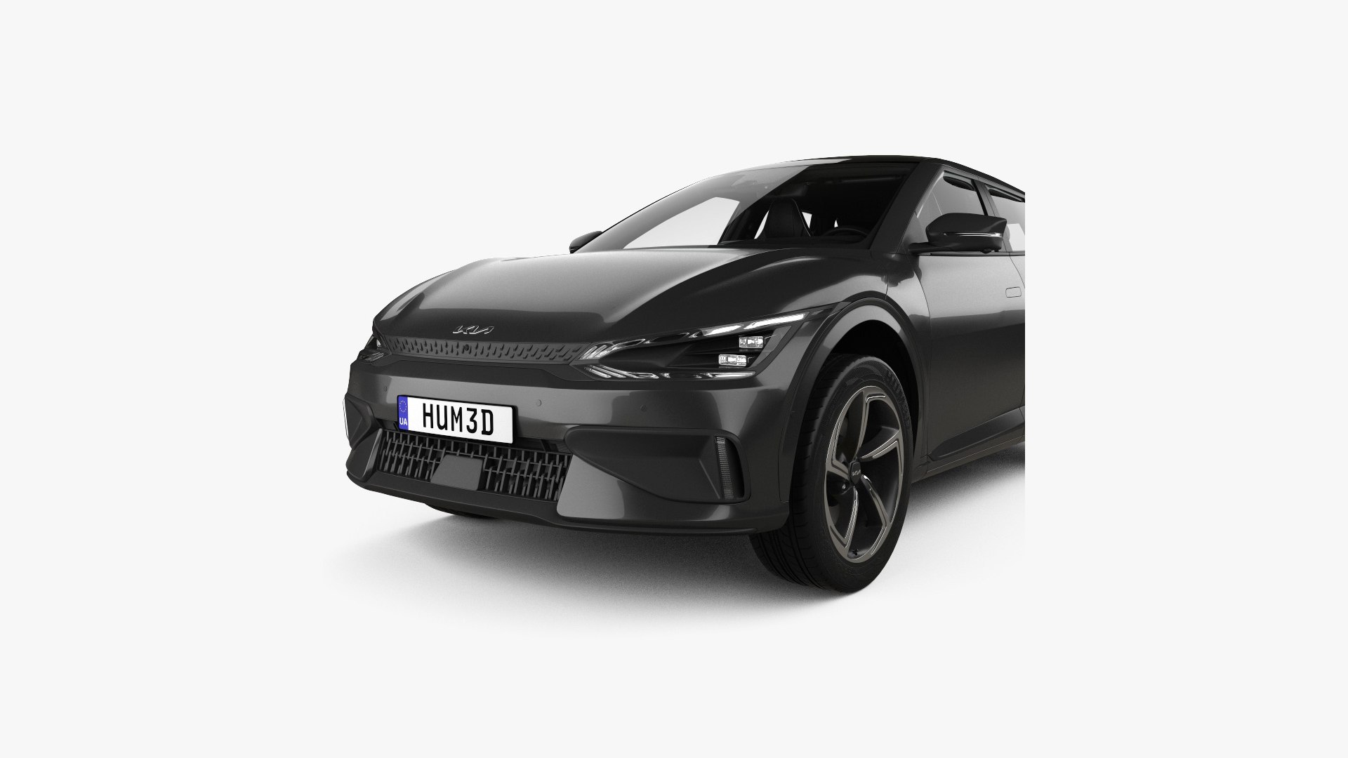 3D model Kia EV6 GT with HQ interior 2024 TurboSquid 2181090