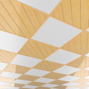 3d model wooden ceiling tileable pattern