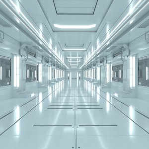 Sci-Fi Futuristic Corridor Modular