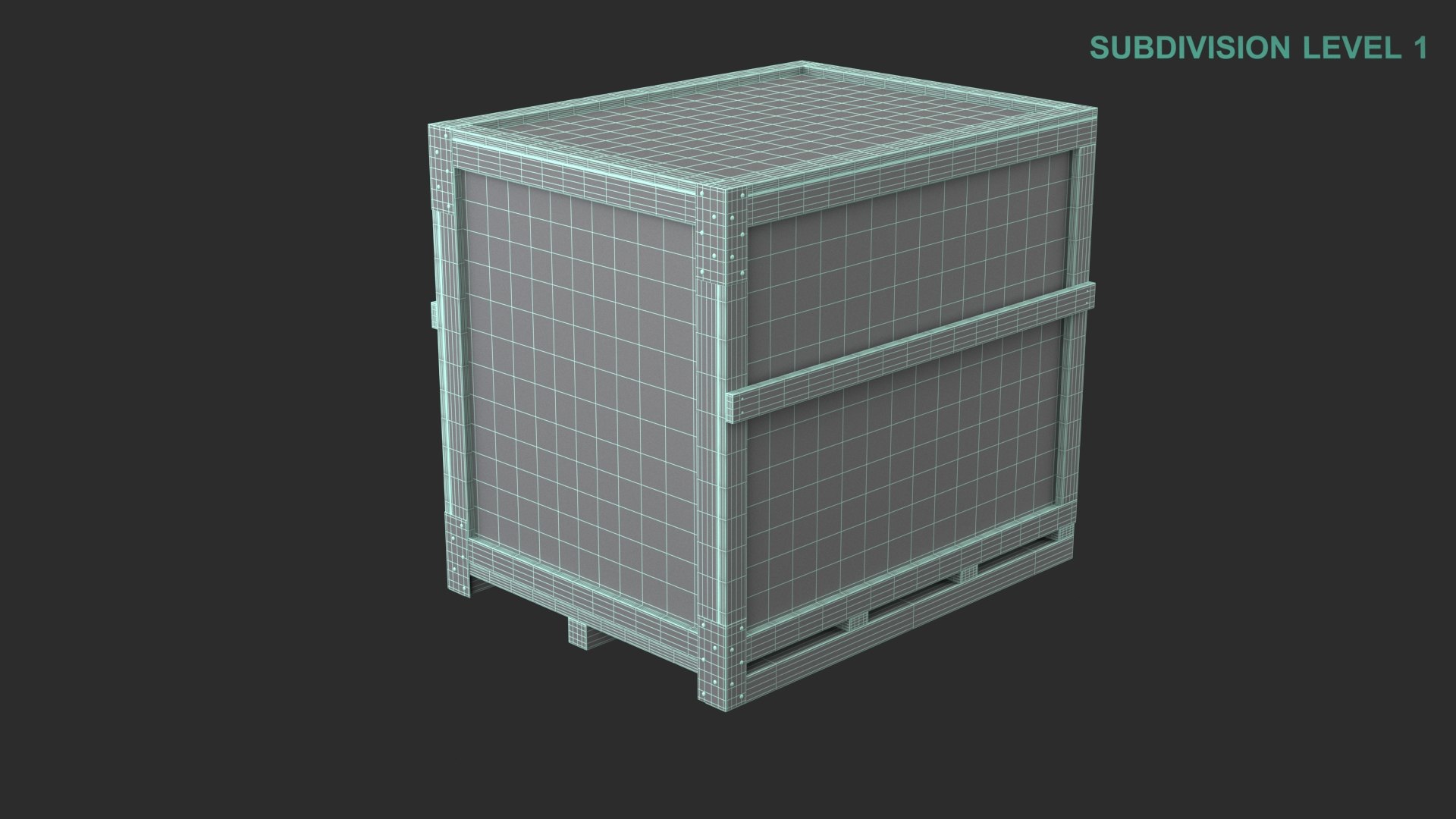 Shipping Crate 3D model - TurboSquid 2042563