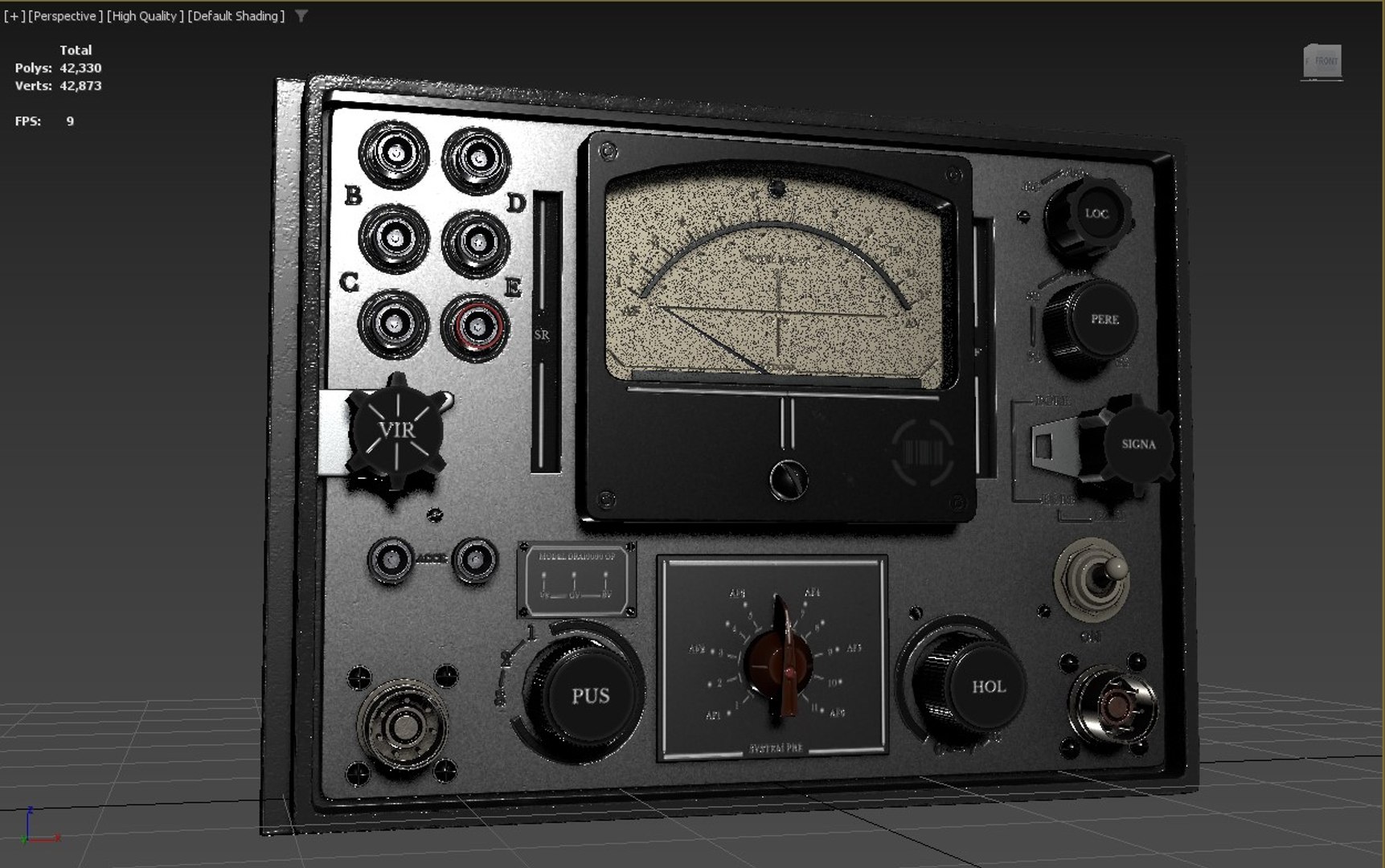 Control Panel 3D Model - TurboSquid 1931754