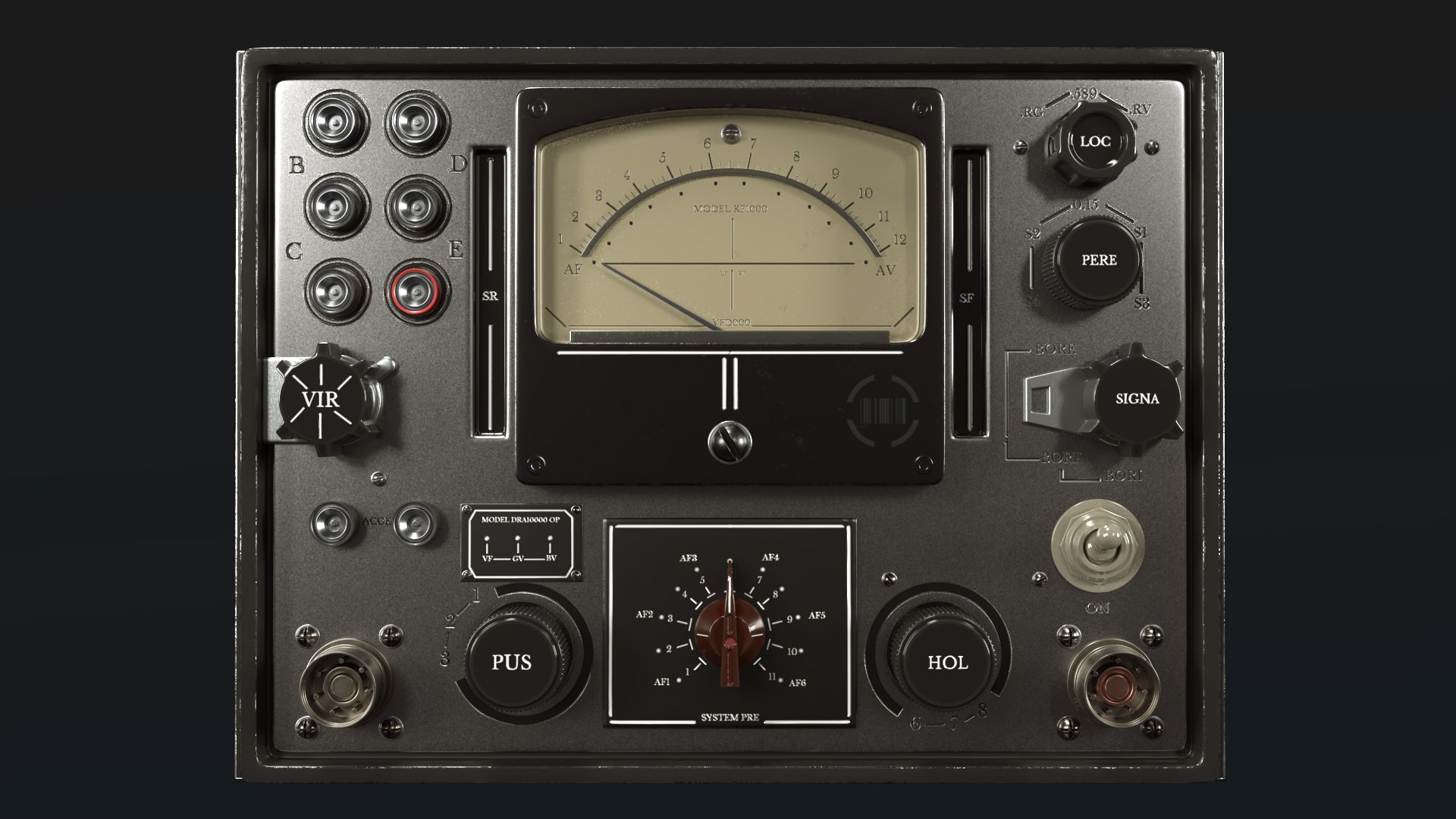 Control Panel 3D Model - TurboSquid 1931754