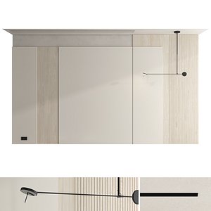 3D Decorative wall panel set 117