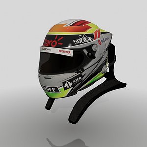 Sergio Perez 2015 Helmet