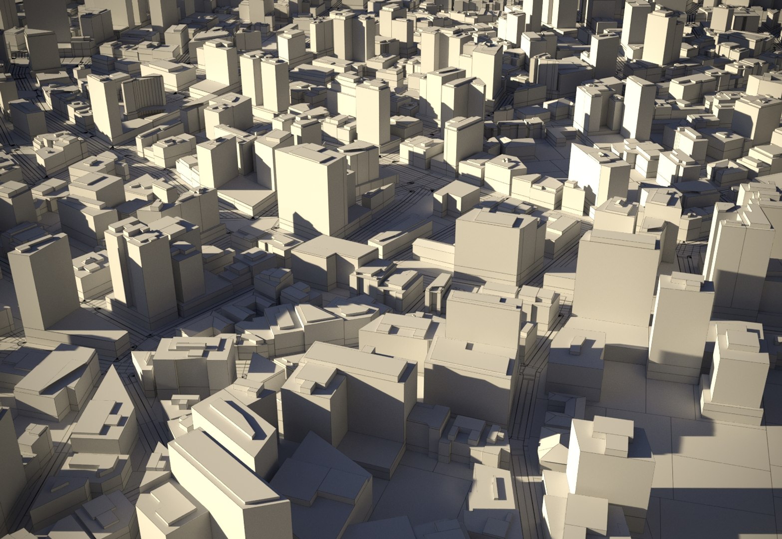 3D town city cityscape - TurboSquid 1413195