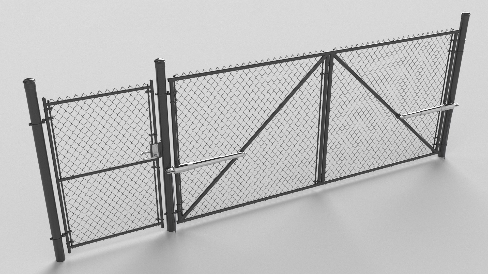 3D model chain link gate door https://p.turbosquid.com/ts-thumb/wp/b9aVRo/1f/7/jpg/1615142028/1920x1080/fit_q87/c48379d26fcd9c94114389d222a213e232f23977/7.jpg