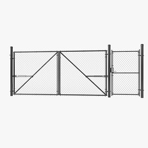 Chain Link Gate Door