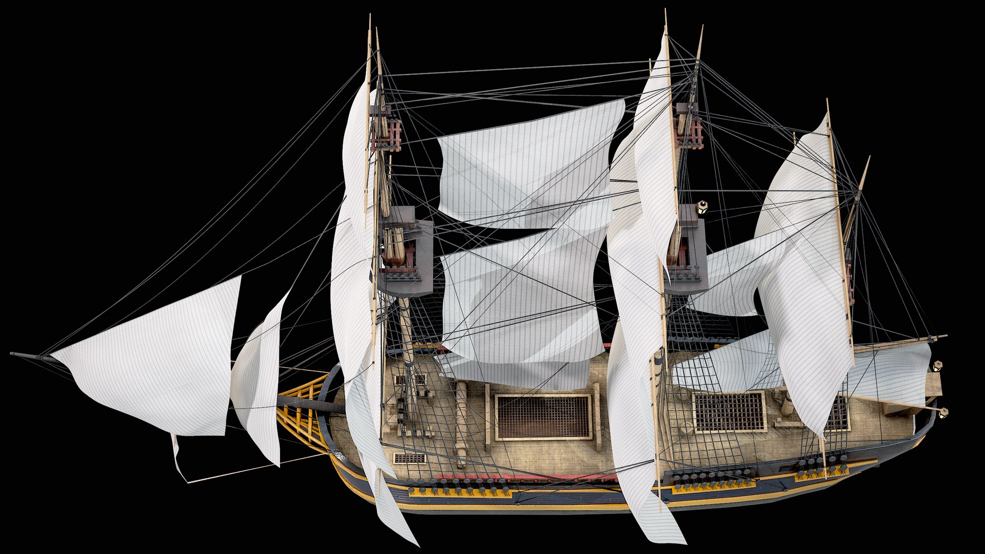 3D Full-Rigged Merchant Sailing Ship Modular Asset PBR model https://p.turbosquid.com/ts-thumb/wp/bqB7AE/1q/r_viewport_060/png/1683161875/1920x1080/fit_q87/e60dce86c67fd64bc27e85b8399f27098e89d756/r_viewport_060.jpg