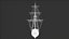 Velero mercante con aparejo completo Activo modular PBR