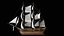 Velero mercante con aparejo completo Activo modular PBR
