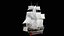 Velero mercante con aparejo completo Activo modular PBR