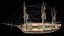 Velero mercante con aparejo completo Activo modular PBR