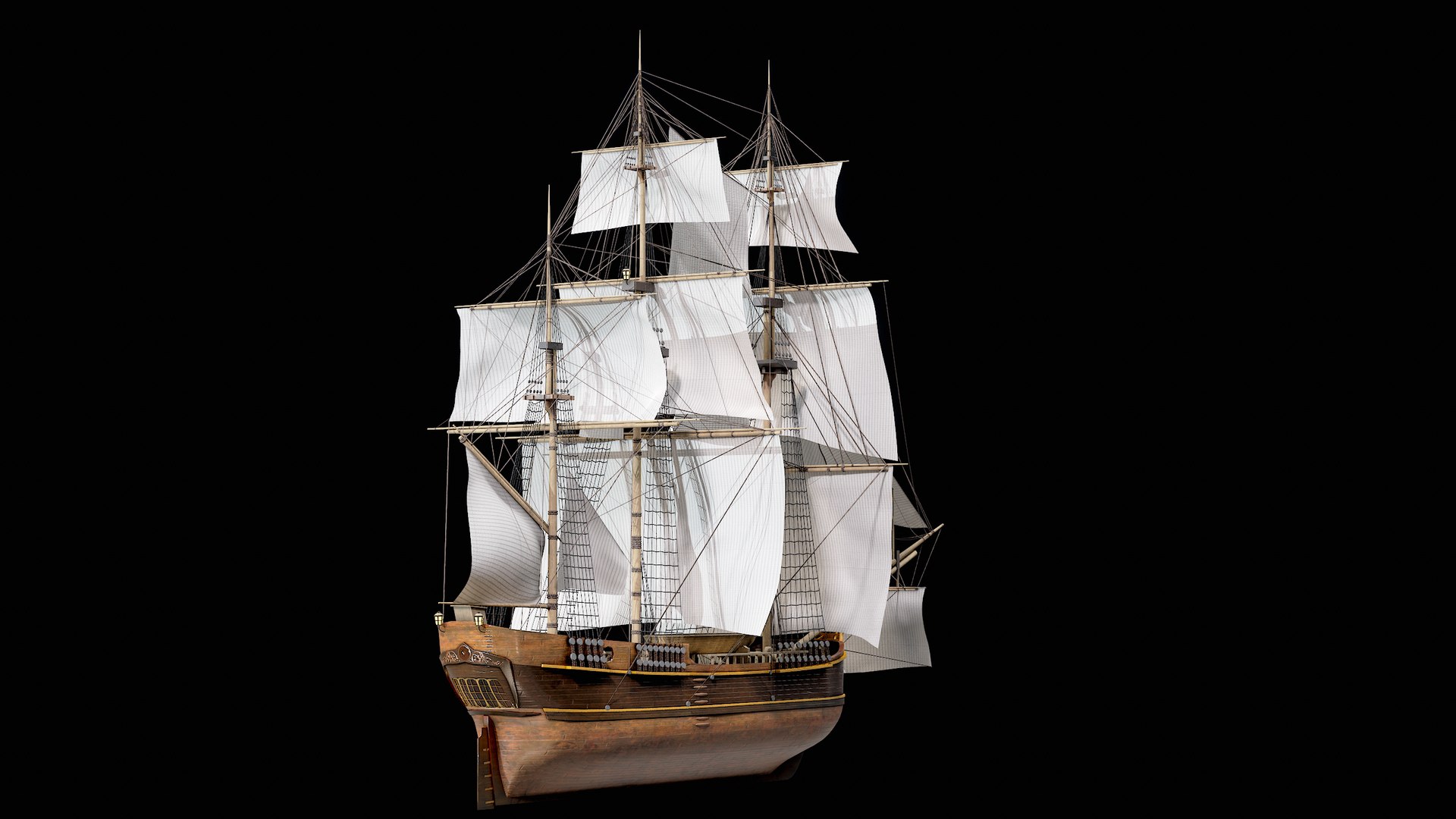 3D Full-Rigged Merchant Sailing Ship Modular Asset PBR model https://p.turbosquid.com/ts-thumb/wp/bqB7AE/Vc/r_viewport_081/png/1683162020/1920x1080/fit_q87/6a390f054fd8b55056e2926f9d62d7929f7ee9ed/r_viewport_081.jpg