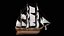 Velero mercante con aparejo completo Activo modular PBR