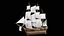 Velero mercante con aparejo completo Activo modular PBR
