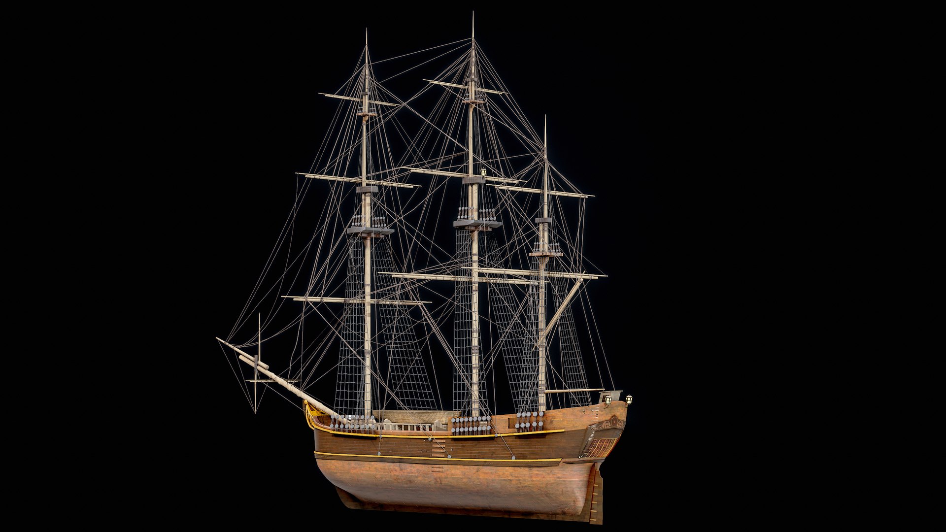 3D Full-Rigged Merchant Sailing Ship Modular Asset PBR model https://p.turbosquid.com/ts-thumb/wp/bqB7AE/tn/r_viewport_086/png/1683162027/1920x1080/fit_q87/5f02b9d929ccd4ef6a9438384ccdc86ecd75ba4d/r_viewport_086.jpg
