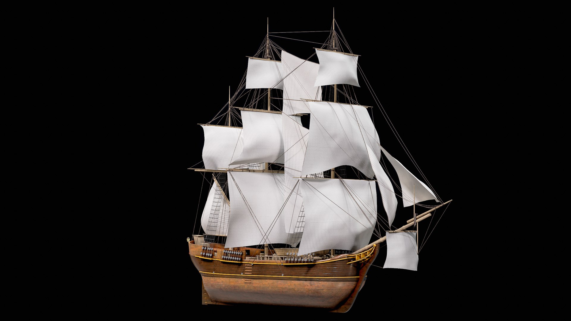3D Full-Rigged Merchant Sailing Ship Modular Asset PBR model https://p.turbosquid.com/ts-thumb/wp/bqB7AE/z5/r_viewport_077/png/1683162014/1920x1080/fit_q87/a3c891271a4ab4cc6422b89c53b3f552442548e9/r_viewport_077.jpg