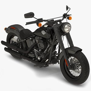Harley Davidson Softail Slim 2016 3D Model