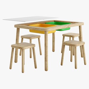 FLISAT Childrens Table and Chair