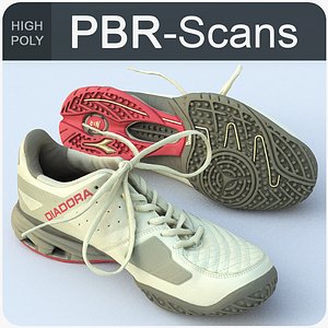 3D model sneaker scans