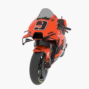 3D model Danilo Petrucci KTM RC16 2021 MotoGP
