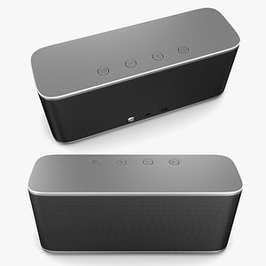 generic wireless box speaker 3D