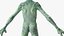 green alien rigged 3D model