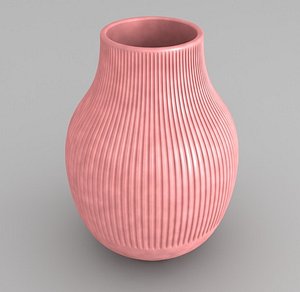 gradvis vase pink 3D