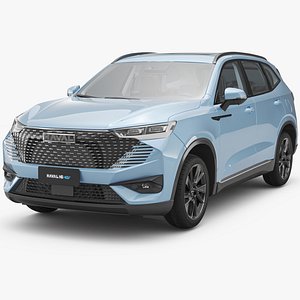 2024 GWM Haval H6 HEV with Interior 3D